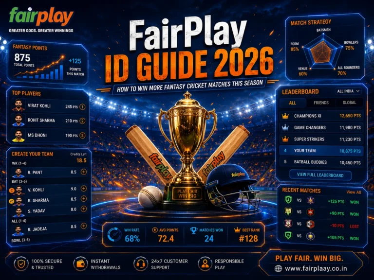 alt="FairPlay ID Guide 2026: How to Win More Fantasy Cricket Matches This Season'
