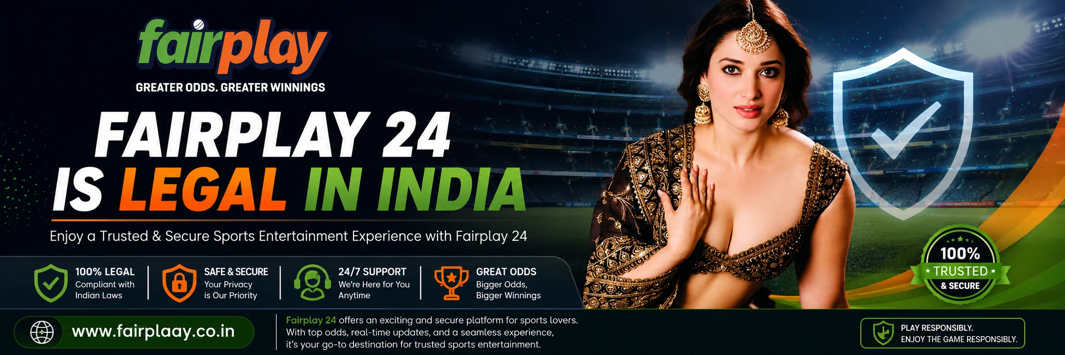Fairplay 24 is legal in india