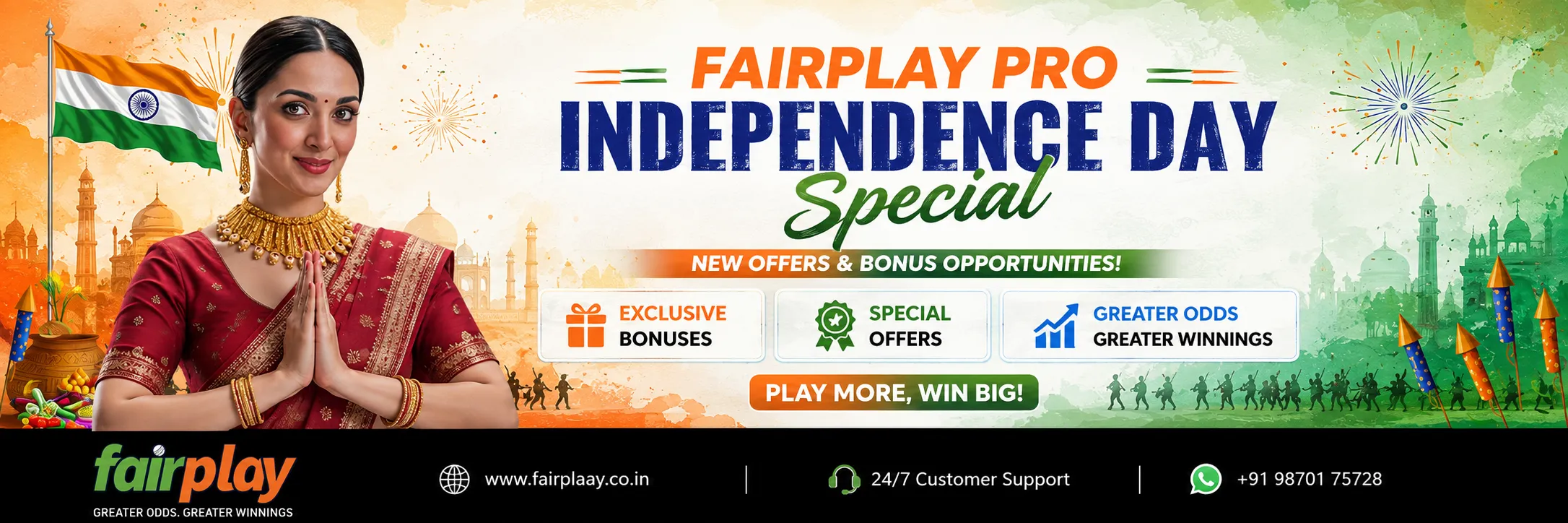 Fairplay Pro Independence Day Special New Offers & Bonus Opportunities