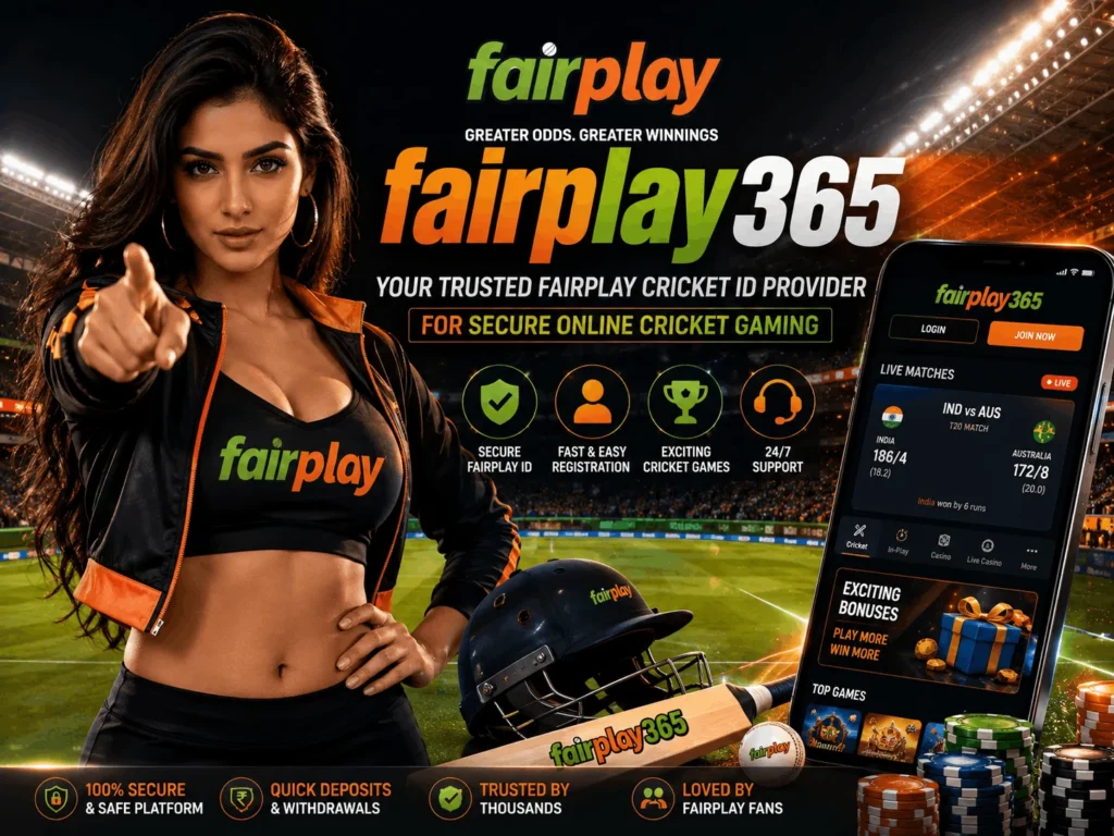 Fairplay365: Your Trusted Fairplay Cricket ID Provider for Secure Online Cricket Gaming