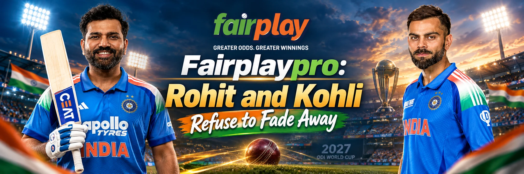 Rohit and Kohli Refuse to Fade Away